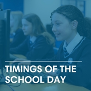 Timings of the school day